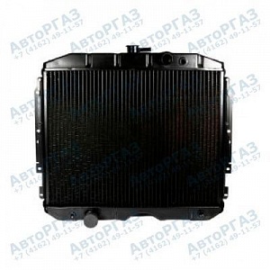 Радиатор охлаждения ГАЗ-3307 медный 3-х рядный G-Part, арт. G-3307-3 ROWS 2484